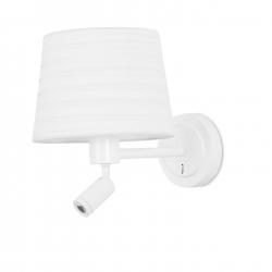 Michigan (Solo Structure) Wall Lamp without lampshade 1xE27 100W + LED Reading 1W white