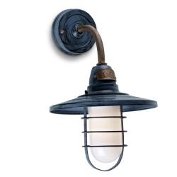 Cottage Wall Lamp 25cm E27 max 20W Grey aged