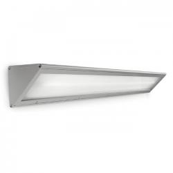 Curie Wall Lamp Outdoor 123cm T5 28/54w Grey