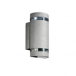 Selene Wall Lamp 10x11cm Grey 2xGU10 Max 35W