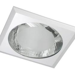 Trimium Downlight Quadrata Fluorescente TC TEL GX24q 3 + q 4 230 1x26/32/42W bianco
