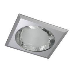 Trimium Downlight Quadrata Fluorescente TC D G24d-2 230 2x18W Grigio