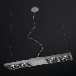 Multidir Pendant Lamp Downlights 4xQR-111 Grey
