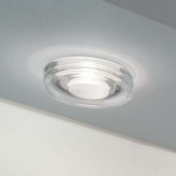 Disk Recessed Ceiling 1x7W GU10 LED Glass