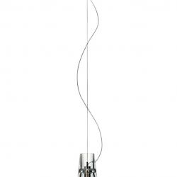 Kon Pendant Lamp 1x40W E14 Glass/Chrome