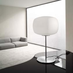 Kube T Lampe de table 1x150W E27 blanc Satin