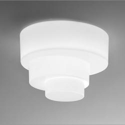 Loop PL ceiling lamp Wall lamp/ceiling lamp 1x150W E27 white Shiny