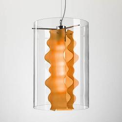 Silhouette Pendant Lamp 1x100W E27 Cinta orange