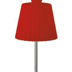 Katerina T22 Lâmpada de mesa 1x100W E27 Vermelho Brilhante