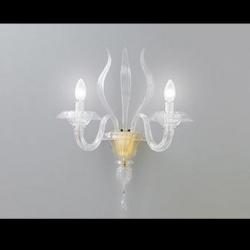 712 P2 Wall Lamp Glass/Oro