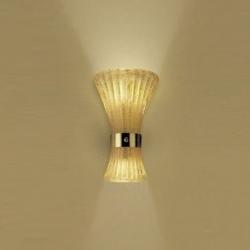 Canaletto P luz de parede Vidro graniglia/Oro