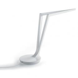 Flecha T Lâmpada de mesa LED branco Pulido