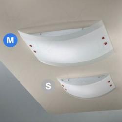 Mille soffito rettangolare 60cm R7s 1x160w bianco/bianco