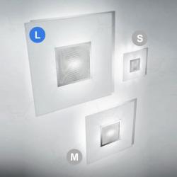 Reticolo luz de parede/lâmpada do teto L Cromo