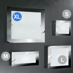 Miraggio Applique/soffito XL Nichel Satin