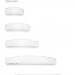 Mille Aplique 27cm R7s 1x80w Transparente/blanco
