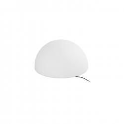 Ohps! Lámpara de suelo Media Esfera interior Pequeña E27 blanca
