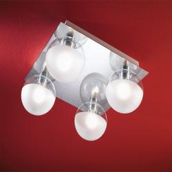 Boll 4 Diffusers for wall and Ceiling 25x12 cm Chrome