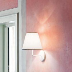 Cotonette Wall Lamp M Bianco/Grigio