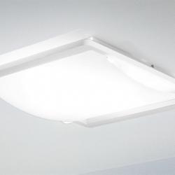 Luz de parede/lâmpada do teto Solido branco cuadrado