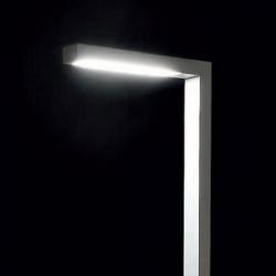 Stalk Lighting Pole para Ao ar Livre Application Aluminium Cinza