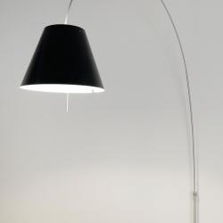 Lady Costanza (Solo Structure) Wall Lamp telescopic with dimmer without lampshade E27 - Aluminium