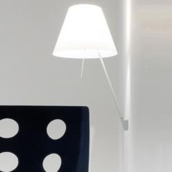 Costanzina (Solo Structure) Wall Lamp with switch without lampshade E14 FBT 12w - white