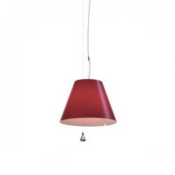 Lady Costanza (Solo Structure) Pendant Lamp with switch without lampshade E27 - Aluminium