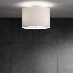 2130 3 ceiling lamp white with white lampshade