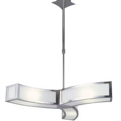 Duna Pendant Lamp /Semiceiling lamp Chrome 3L