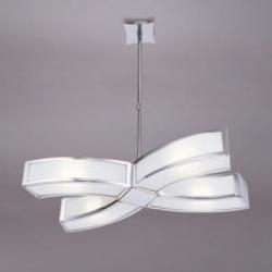 Duna Pendant Lamp /Semiceiling lamp Chrome 4L