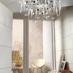 B&N ceiling lamp Chrome/white 12L