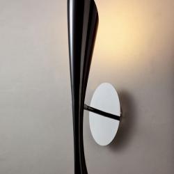 Pop Wall Lamp Lacquered Black 1L