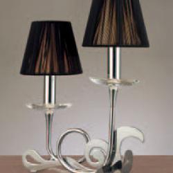 Acanto Table Lamp bright chrome 2L