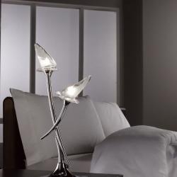 Flavia Table Lamp bright chrome 2L