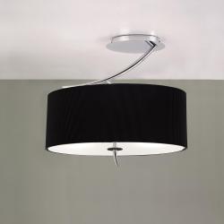 Eve Lamp Semiceiling lamp Chrome/Black 2L