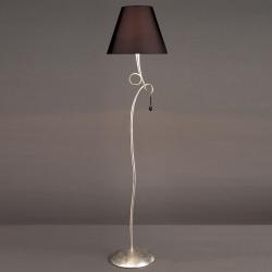 Paola lámpara von Stehlampe 1xE27 100w Silber