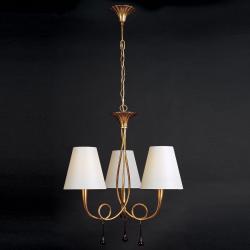 Paola Pendant Lamp 3xE14 40w Gold
