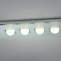 Cocoon lâmpada do teto linear Prata 4L