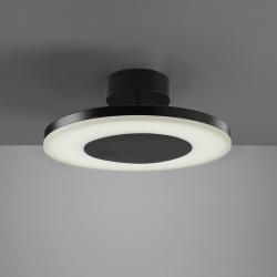 Discobolo lâmpada do teto circular 36Cm LED 28w Preto