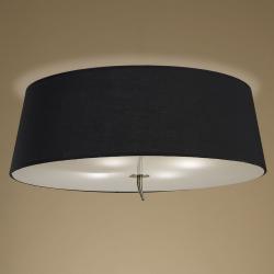 Ninette ceiling lamp 4L lampshade black 4x20w E27 Chrome