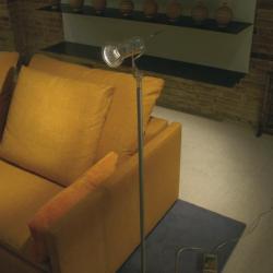 Atlas mini lámpara de Lâmpada de assoalho 118cm Transparente