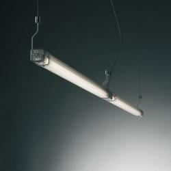 Neón luz 2<1,5m Lámpara Colgante Doble cable corto 189cm T5 2x39w Amarillo