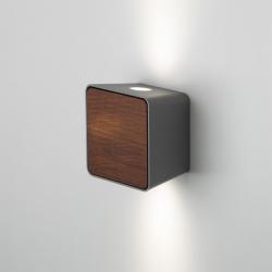 Lab Accessory Cover for wall lamp Dark Iroko wood