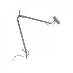 Polo (Structure) Luminaire sur bras articulé Lampe LED 8w Gris soie