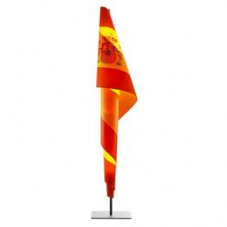 Alta Costura Flag Floor Lamp lampshade customizable