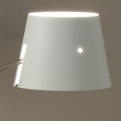 lampshade cónica Aluminium white Libra p Floor Lamp