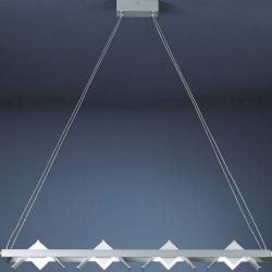 Loft Lampada a sospensione 4 lampade Alluminio Anodizzato