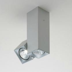 Dau Spot ceiling lamp Doble 2 lights GU10 Aluminium Anodized