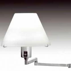 Elea Wall Lamp articulado E27 1x70w without lampshade Nickel Satin
